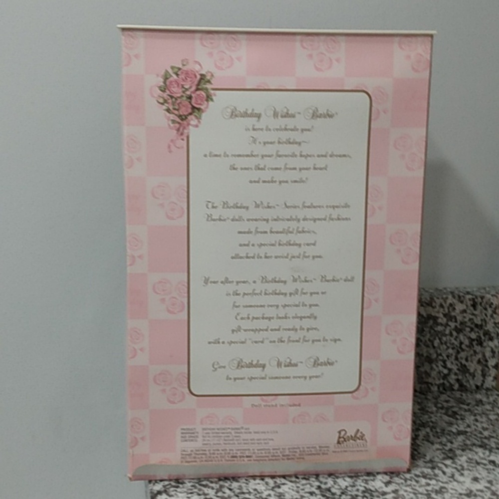 NEW, Birthday Wishes 1998 Collectors Edition Barbie - Picture 14 of 16